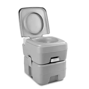 20L Portable Camping Toilet Outdoor Flush Potty Boating