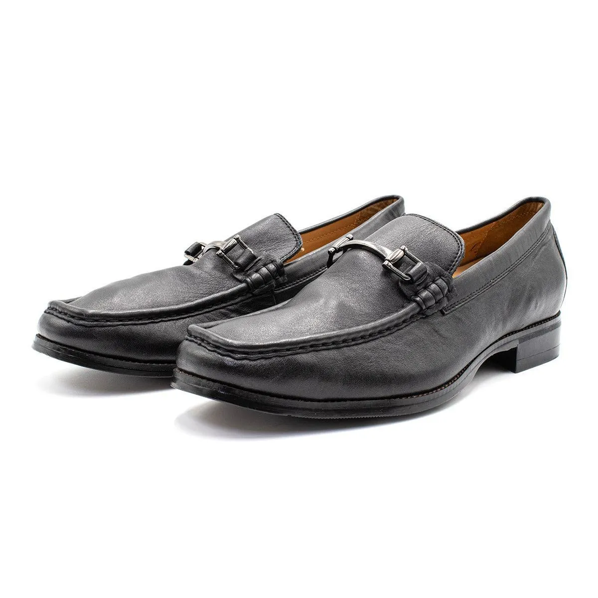 Abeo B.I.O Formal Slip Ons Leather Black Colour For Men