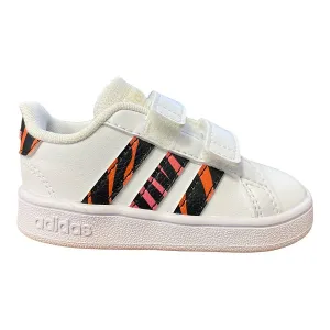 Adidas sneakers da bambino Grand Court CF I GZ1079 white-black