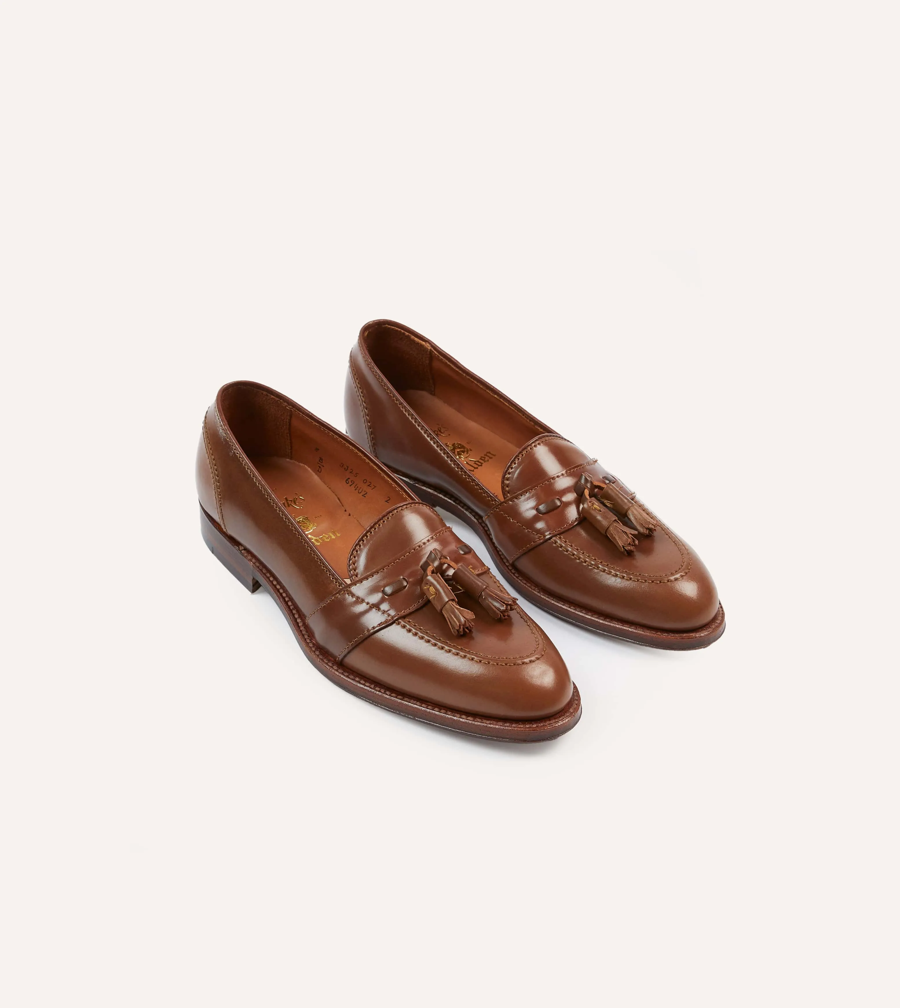 Alden for Drake's Whiskey Cordovan Tassel Loafer