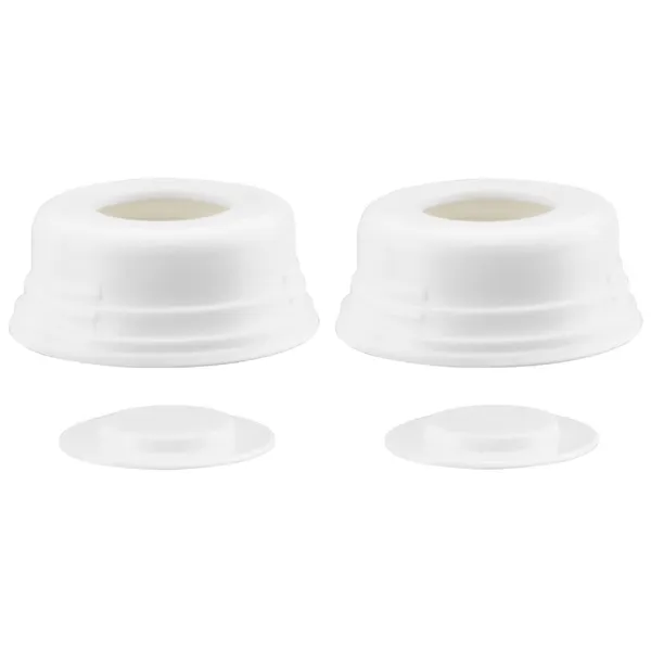 Ameda HygieniKit® Replacement Locking Rings & Caps, 2 Count