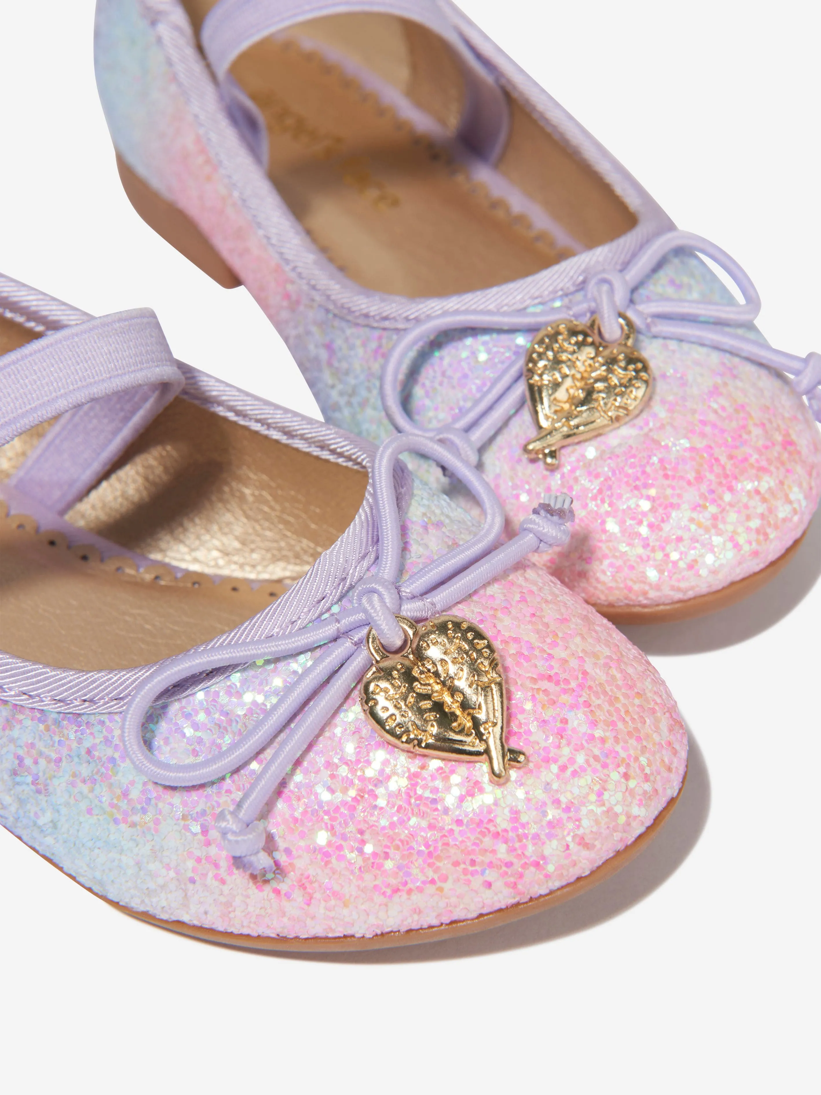 Angels Face Girls Sugar Toddler Pumps in Violet