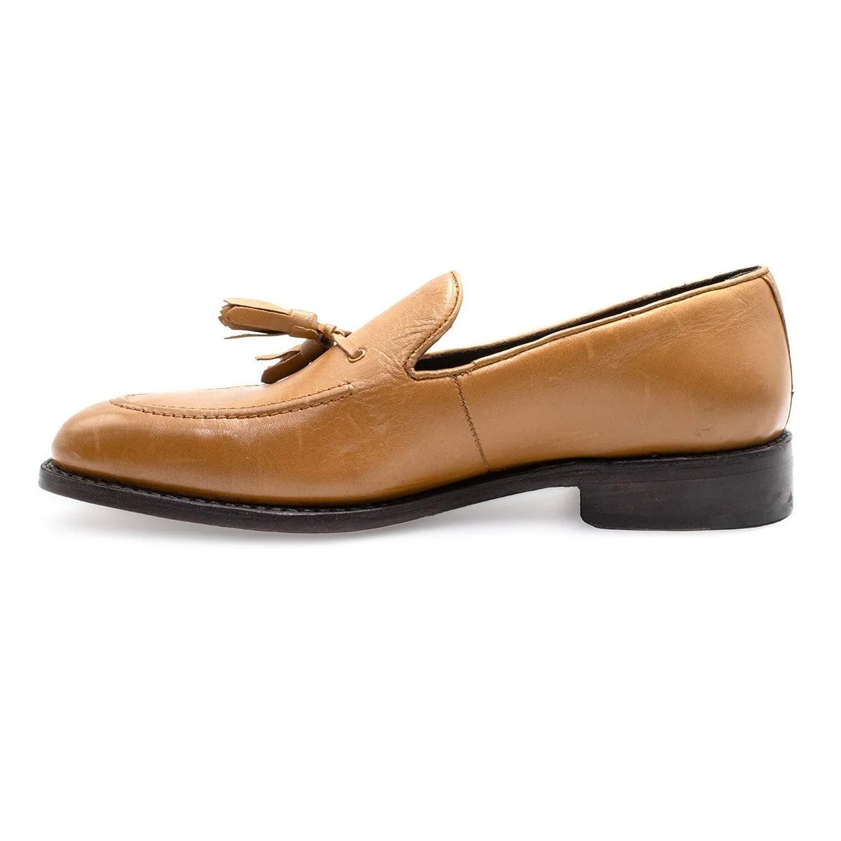 Anthony Veer Men Kennedy Tassel Formal Slip Ons Leather Brown Colour For Men