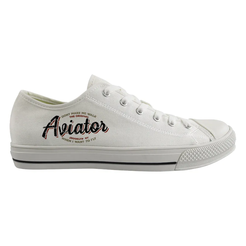 Aviator - Dont Make Me Walk Designed Canvas Shoes (Men)