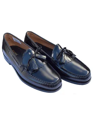 Bass Weejun Black Layton Kiltie Loafers