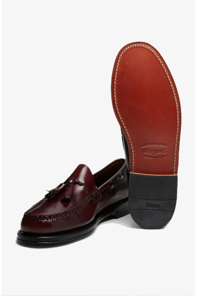 Bass Weejun - Larkin Leather Sole Moc Wine - Tassel Loafer