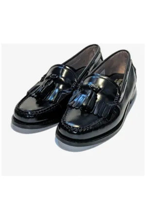 Bass Weejun - Women's Esther Kiltie Black - Tassel Loafers