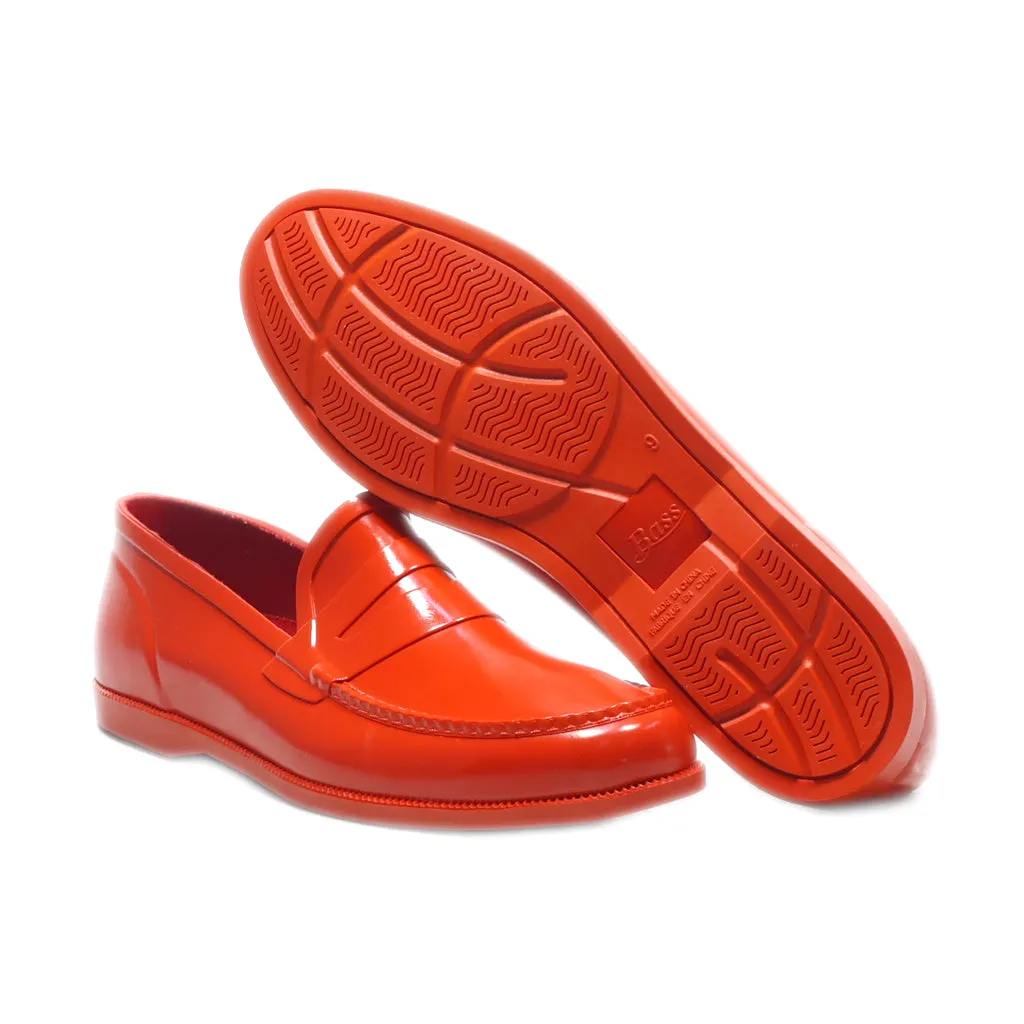 Bass Weejuns Loafers Rubber Orange Colour For Women