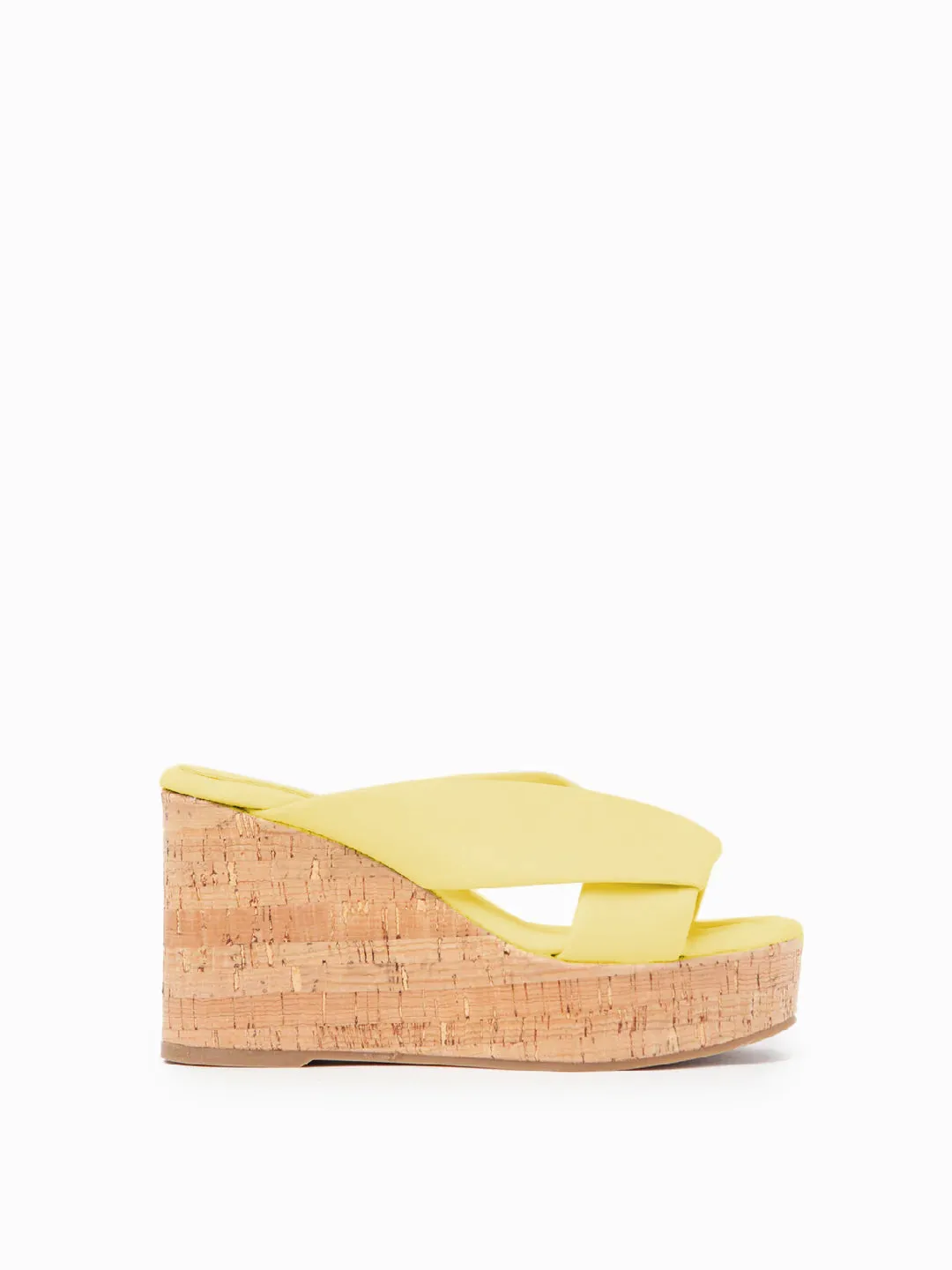 Belisa Wedge Sandal - Yellow