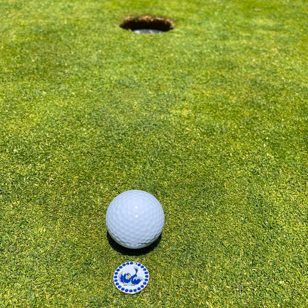 Birdie Golf Ball Marker With Colored Clip