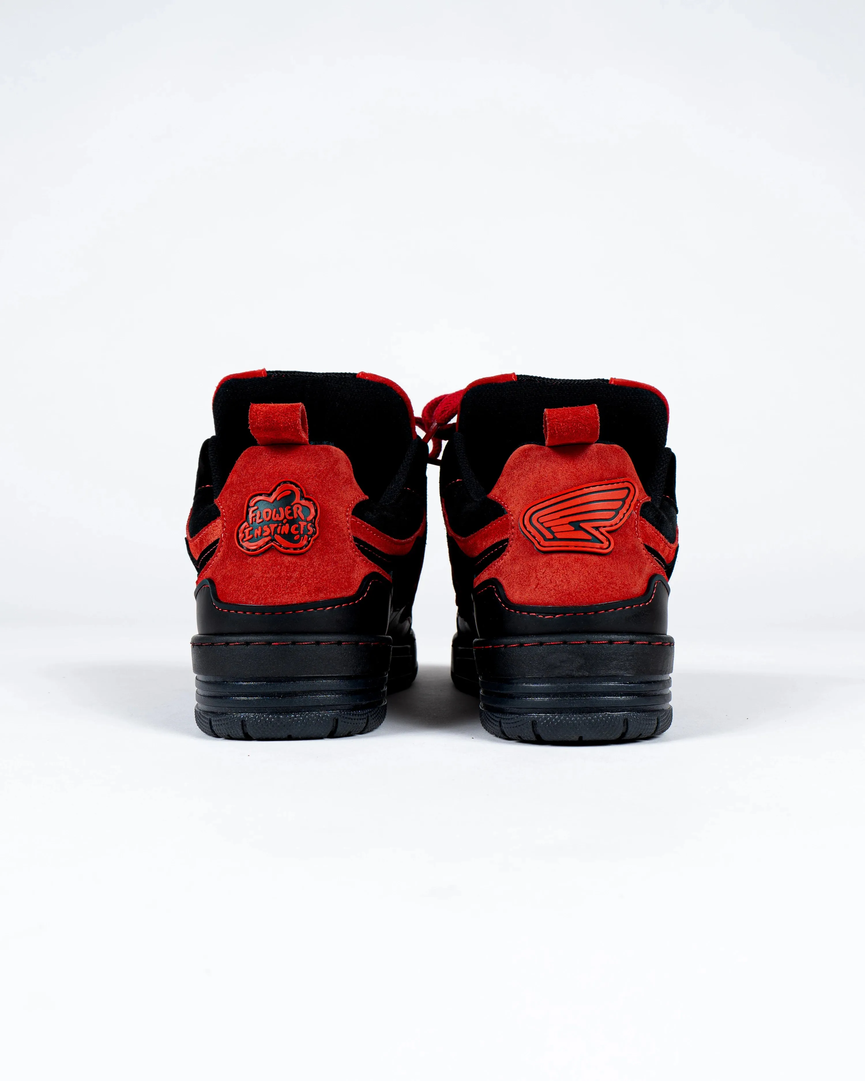 Black Red Motor Sneakers