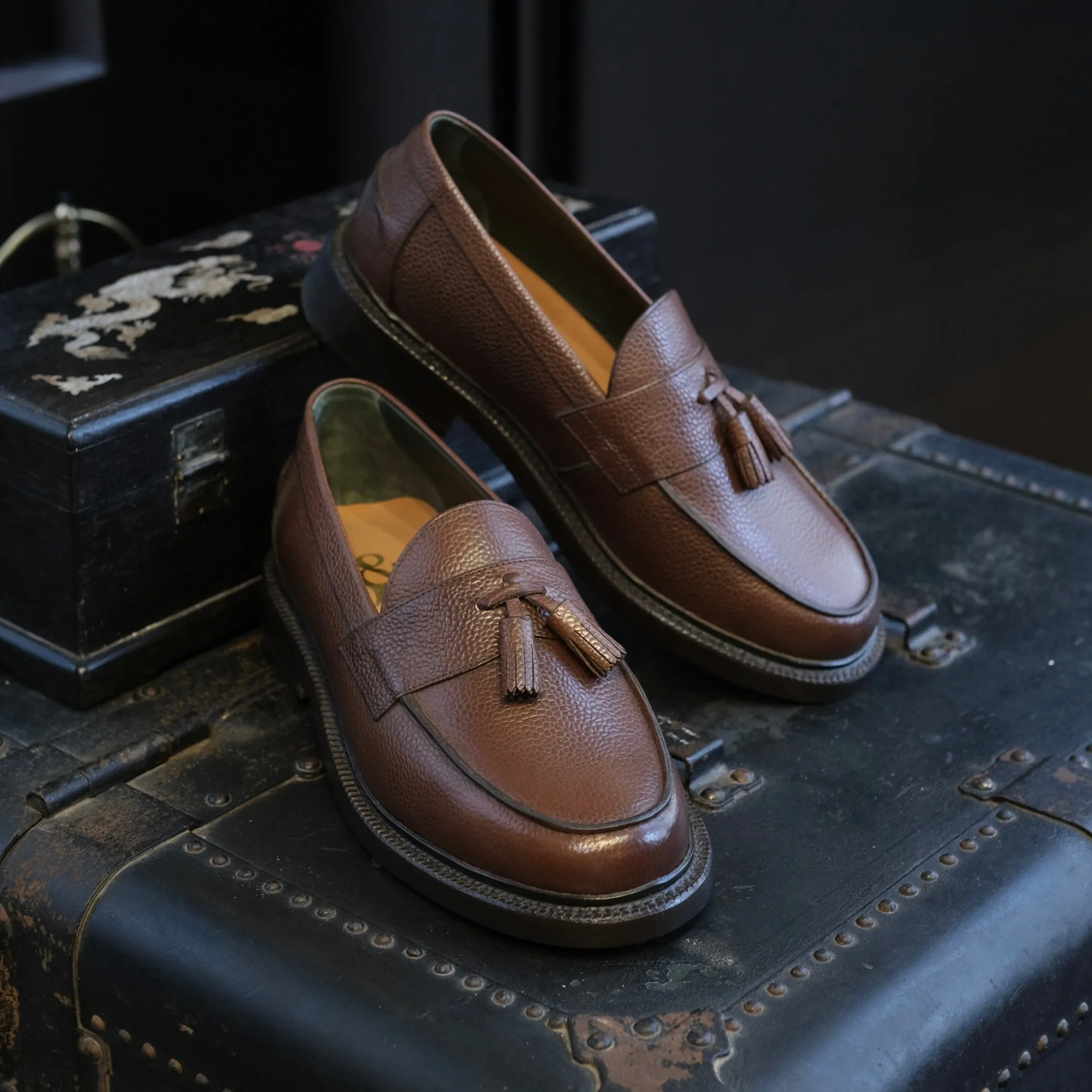 Blackstock & Weber Clasico Tassel Loafer (Chocolate)