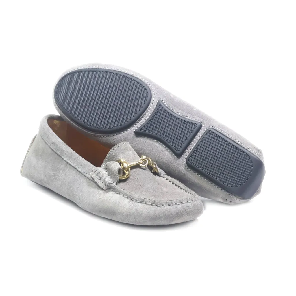 Boemos Loafers Suede Grey Colour For Women