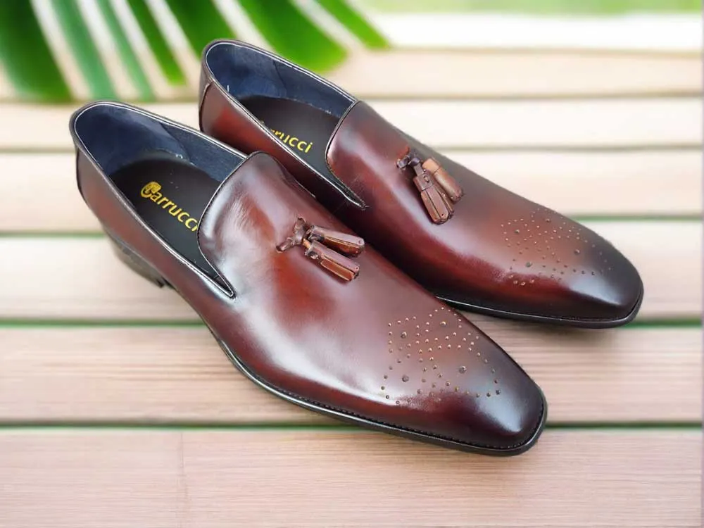 Burnished Wholecut Tassel Loafer