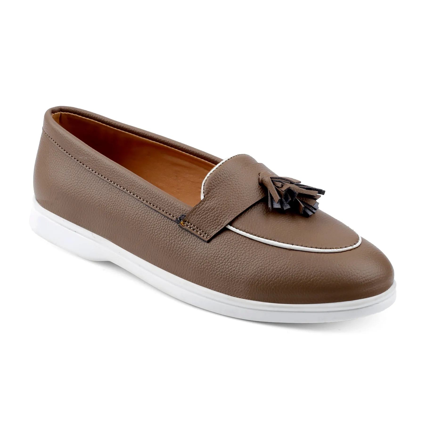 Bxxy's Textured Tassel Loafers for Women