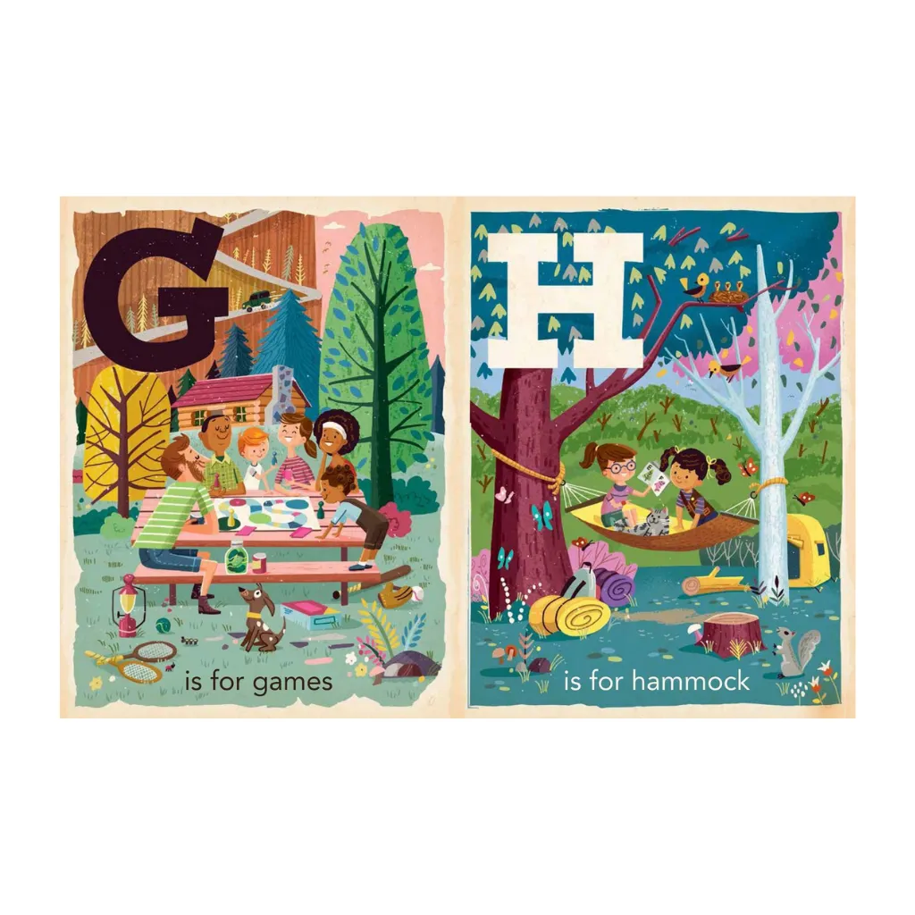 C IS FOR CAMPING: A CAMPING ALPHABET BOOK