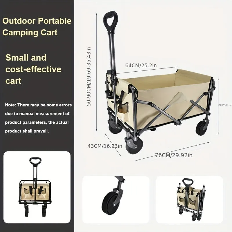 Camping Cart Cart Outdoor Camping Portable Camping Car Picnic Car Outdoor Camp Cart Cart