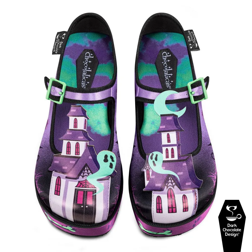 Chocolaticas® HAUNTED HOUSE Women's Mary Jane Platform