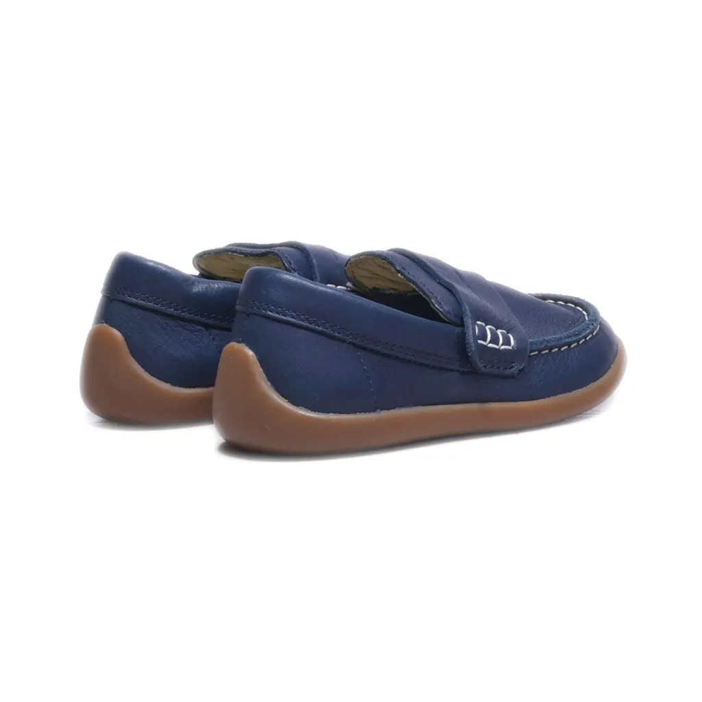 Clarks Loafers Leather Blue Colour For Kids