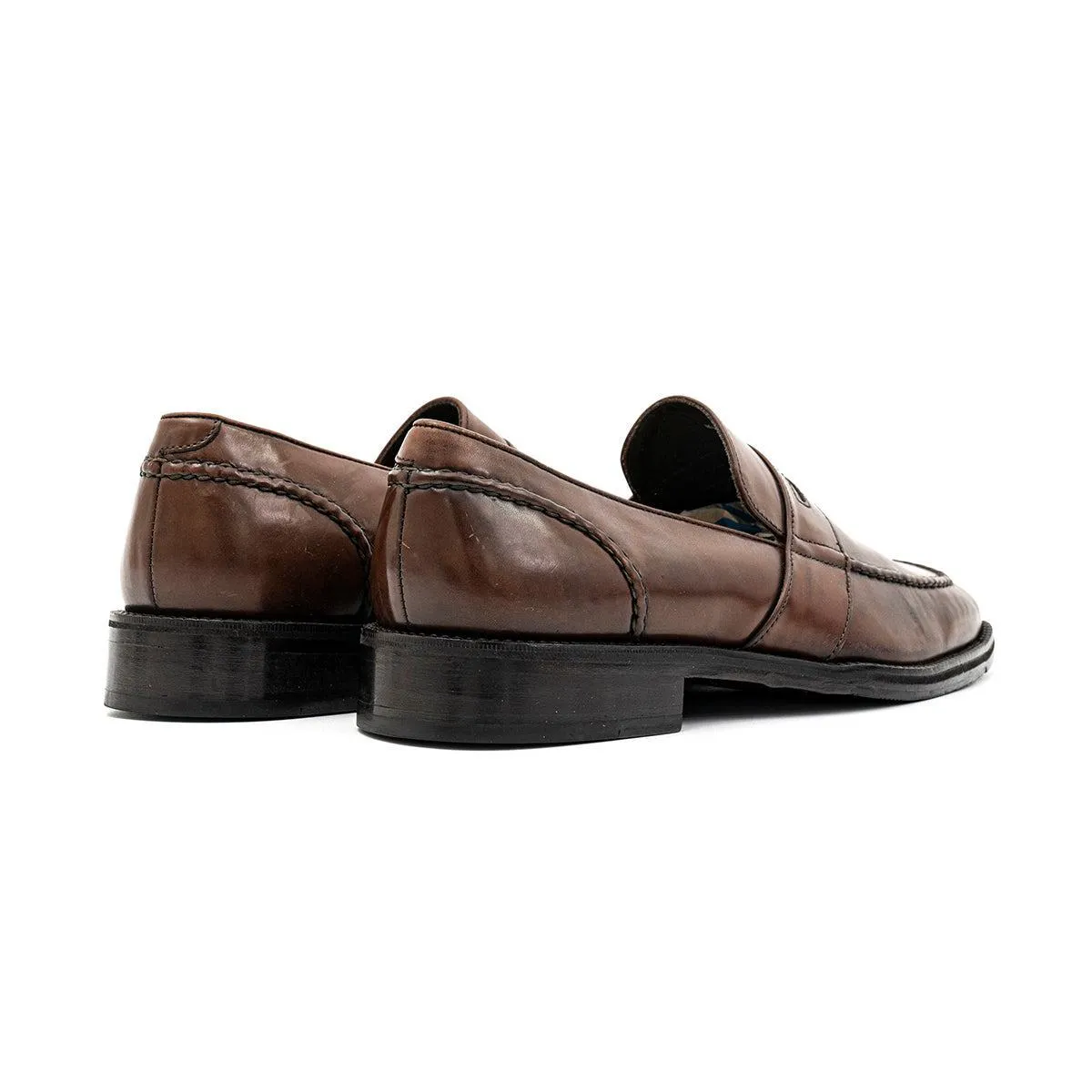 Cole Haan Formal Slip Ons Leather Brown Colour For Men