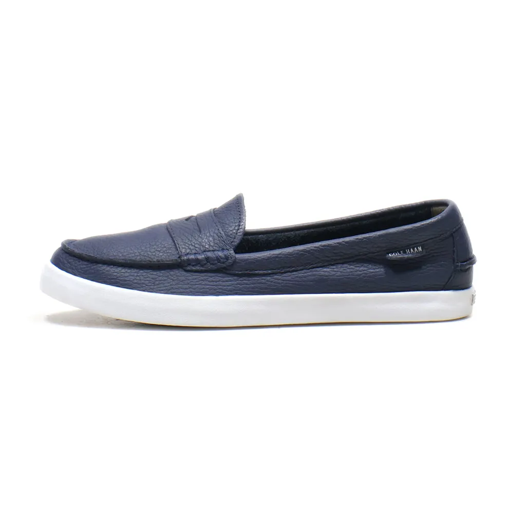 Cole Haan Loafers Leather Blue Colour For Women