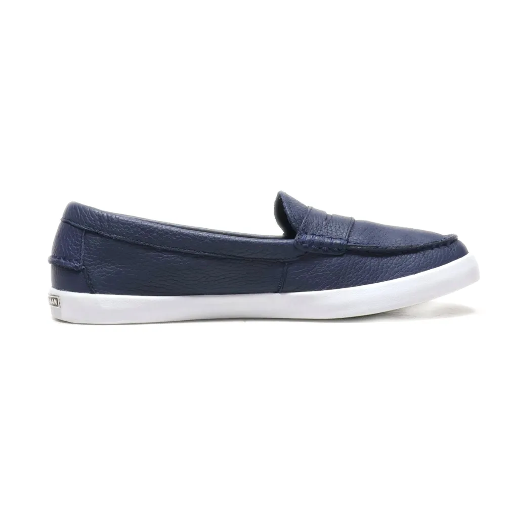 Cole Haan Loafers Leather Blue Colour For Women