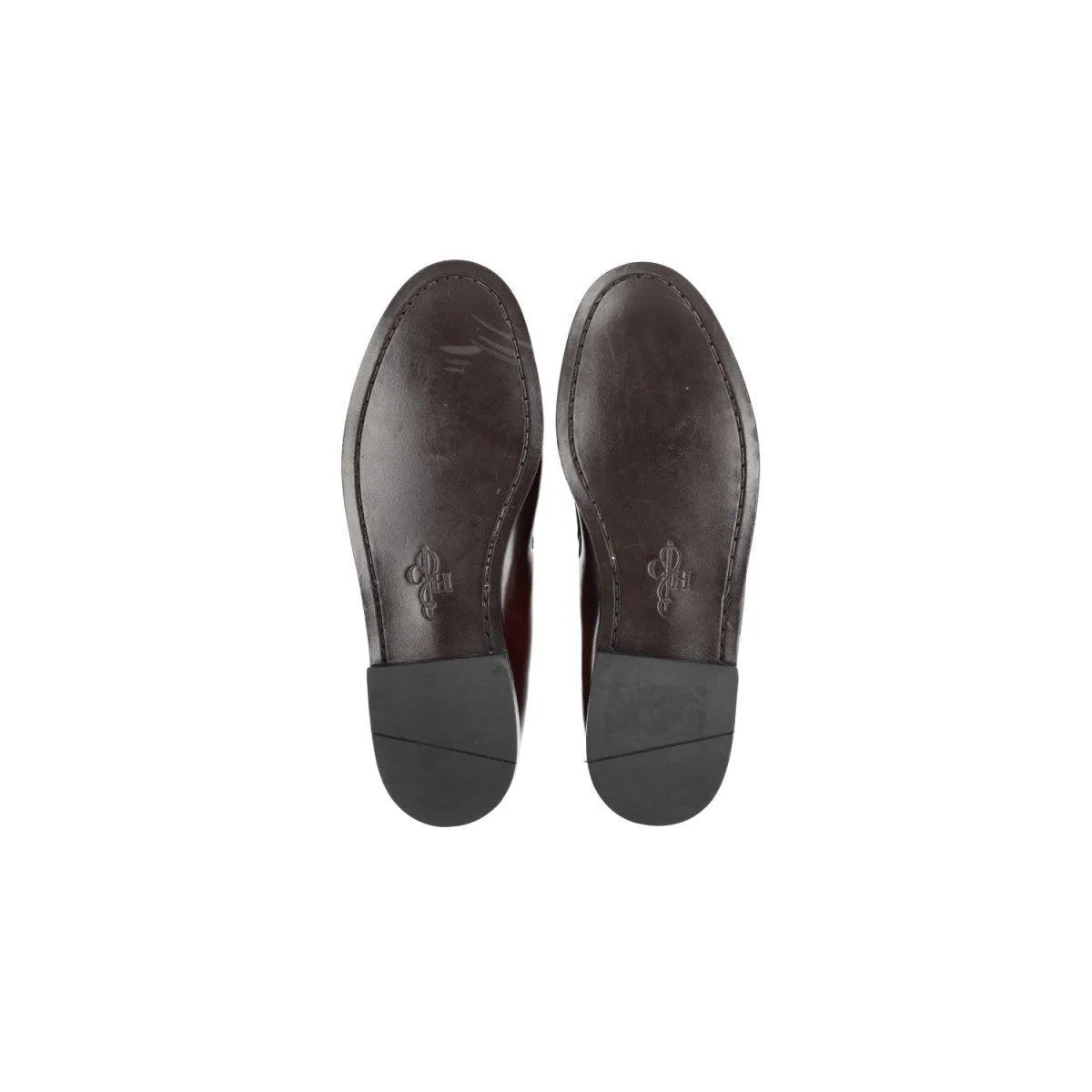 Cole Haan Pinch Tassel Formal Slip Ons Formal Burgundy Colour For Men