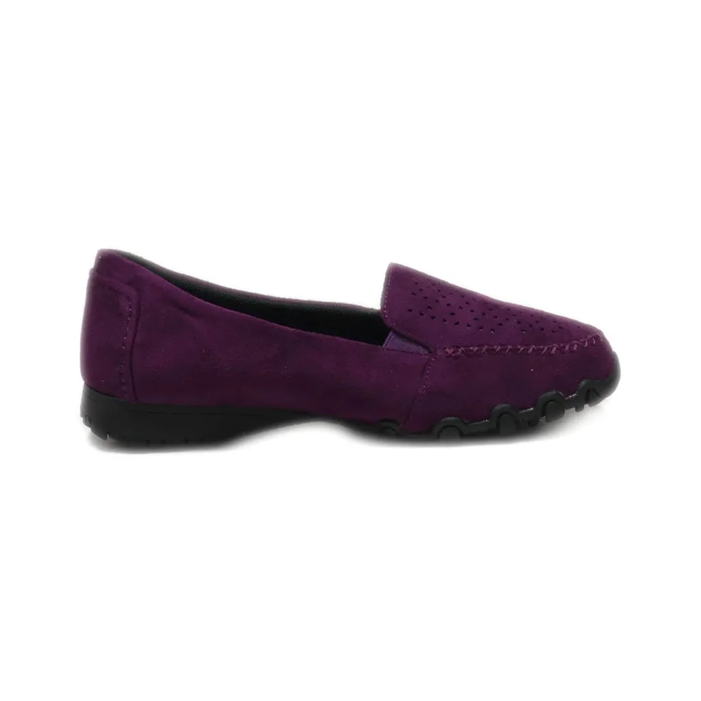 Comfortview Loafers Suede Purple Colour For Women