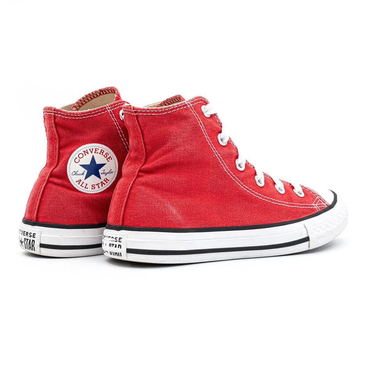 Converse Chuck Taylor All Star Hi Sneakers Fabric Red Colour For Kids