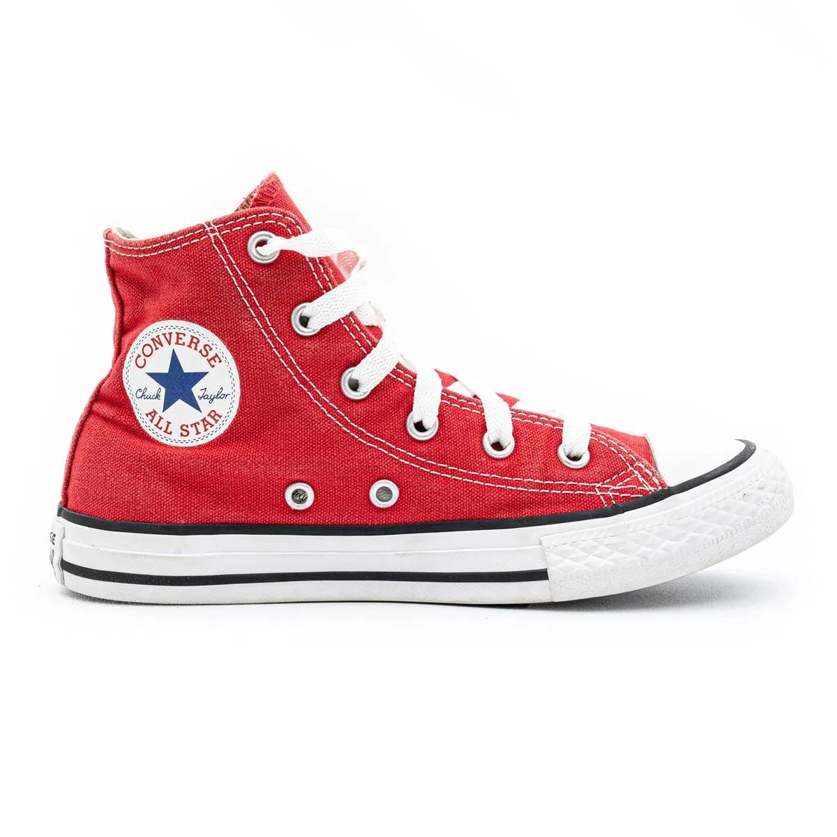 Converse Chuck Taylor All Star Hi Sneakers Fabric Red Colour For Kids