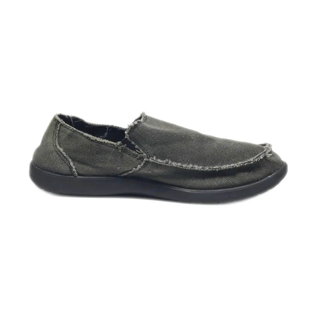 Crocs Loafers Canvas Black Colour For Men