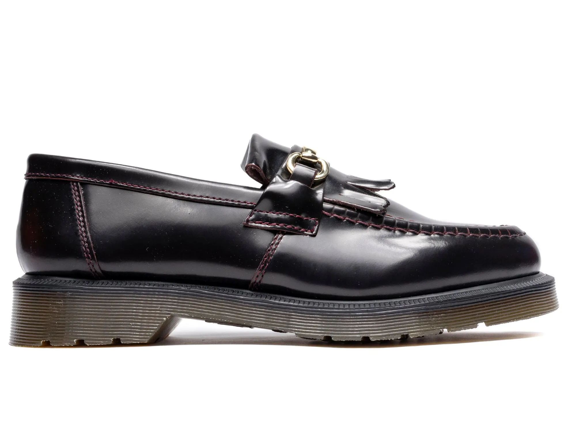 Dr. Martens Adrian Snaffle Smooth Leather Kiltie Loafers