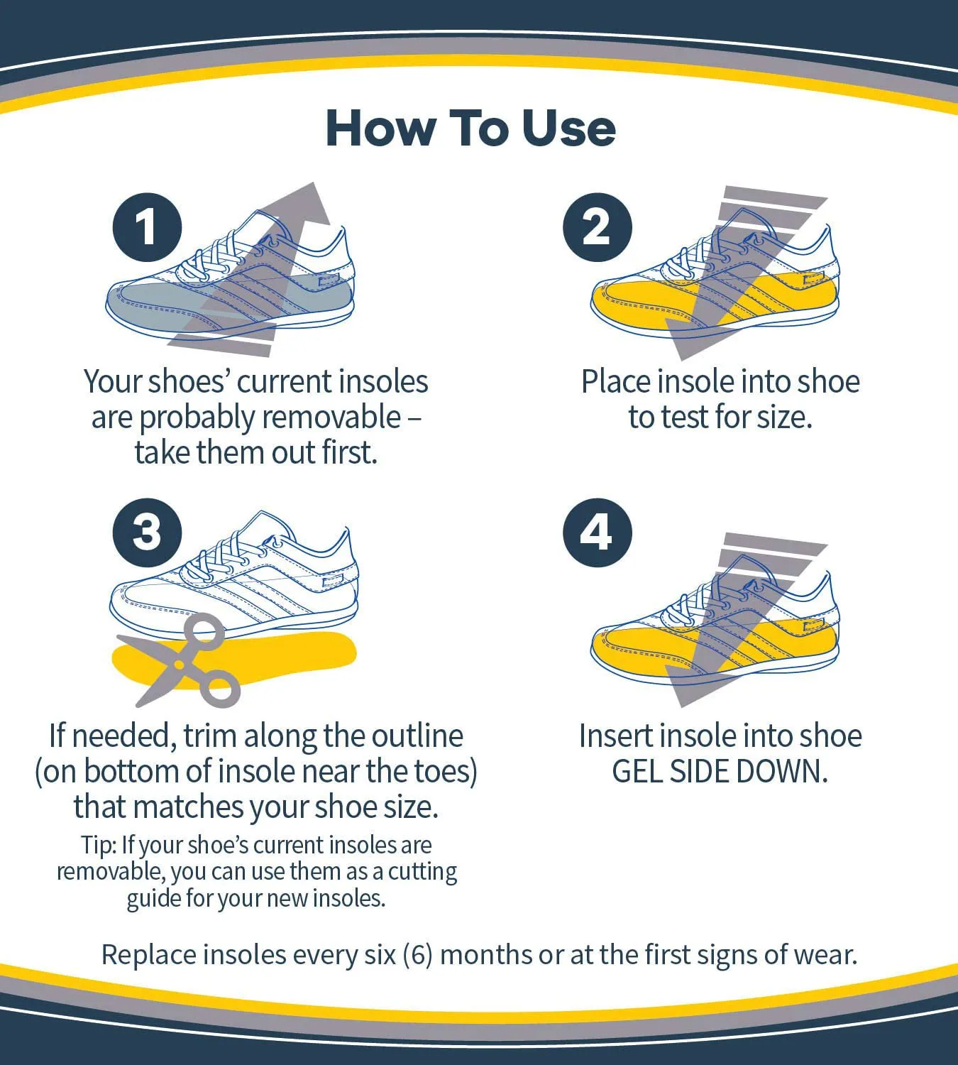 Dr. Scholl's Heavy Duty Support Pain Relief Orthotics, Designed for Men over 200lbs with Technology to Distribute Weight and Absorb Shock with Every Step (for Men's 8-14)