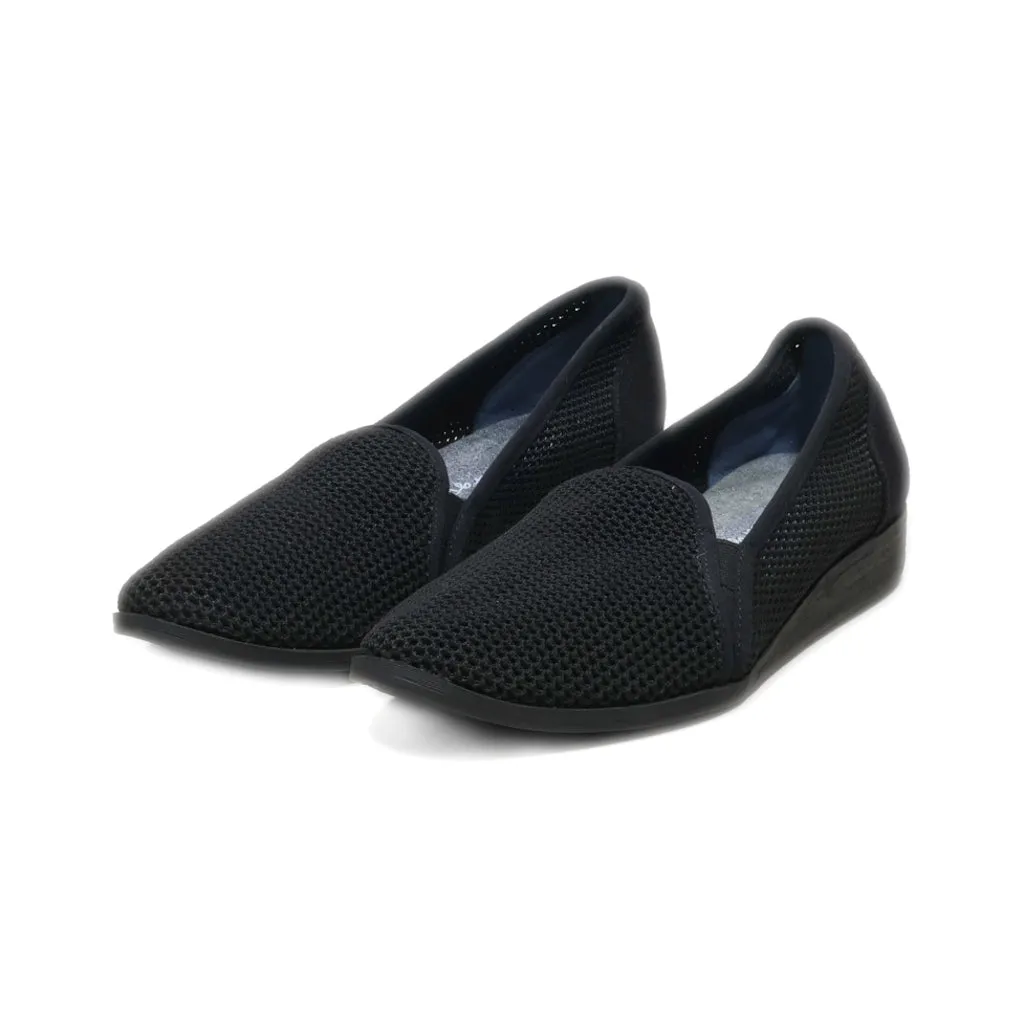 Dr. Scholl'S Loafers Canvas Black Colour For Women