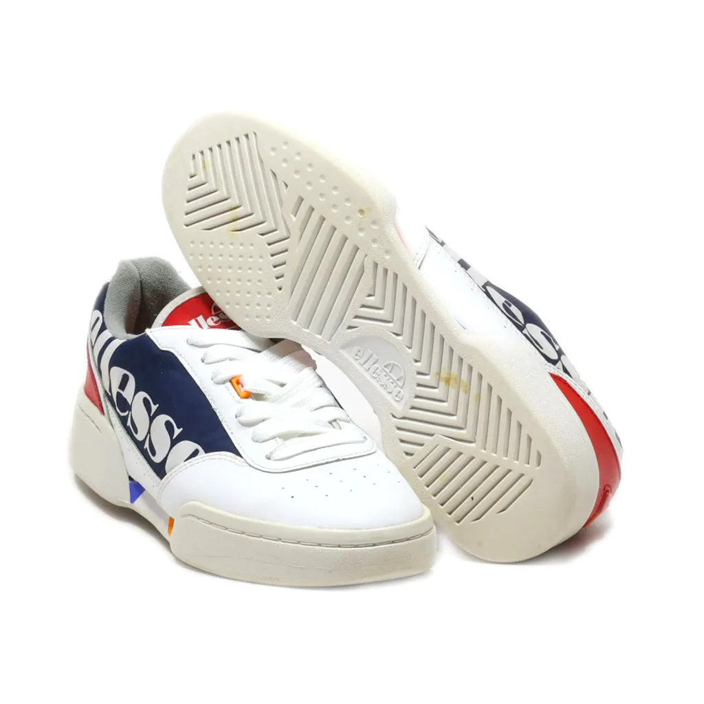 Ellesse Piacentino Low-Top Sneakers Pu Leather White Colour For Women