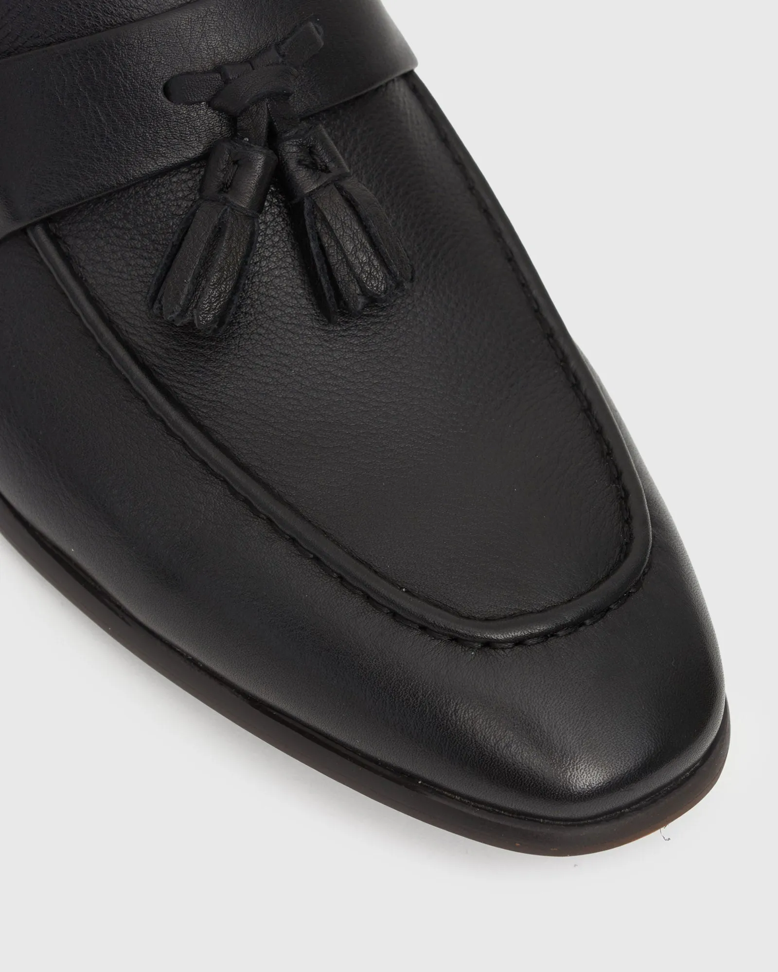 EZRA Leather Tassel Loafers