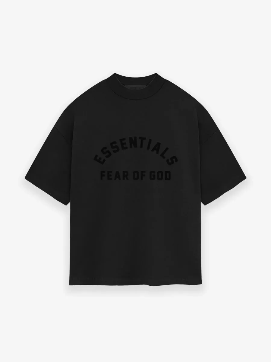 Fear of God Essentials Heavy Jersey Crewneck Tee Jet Black