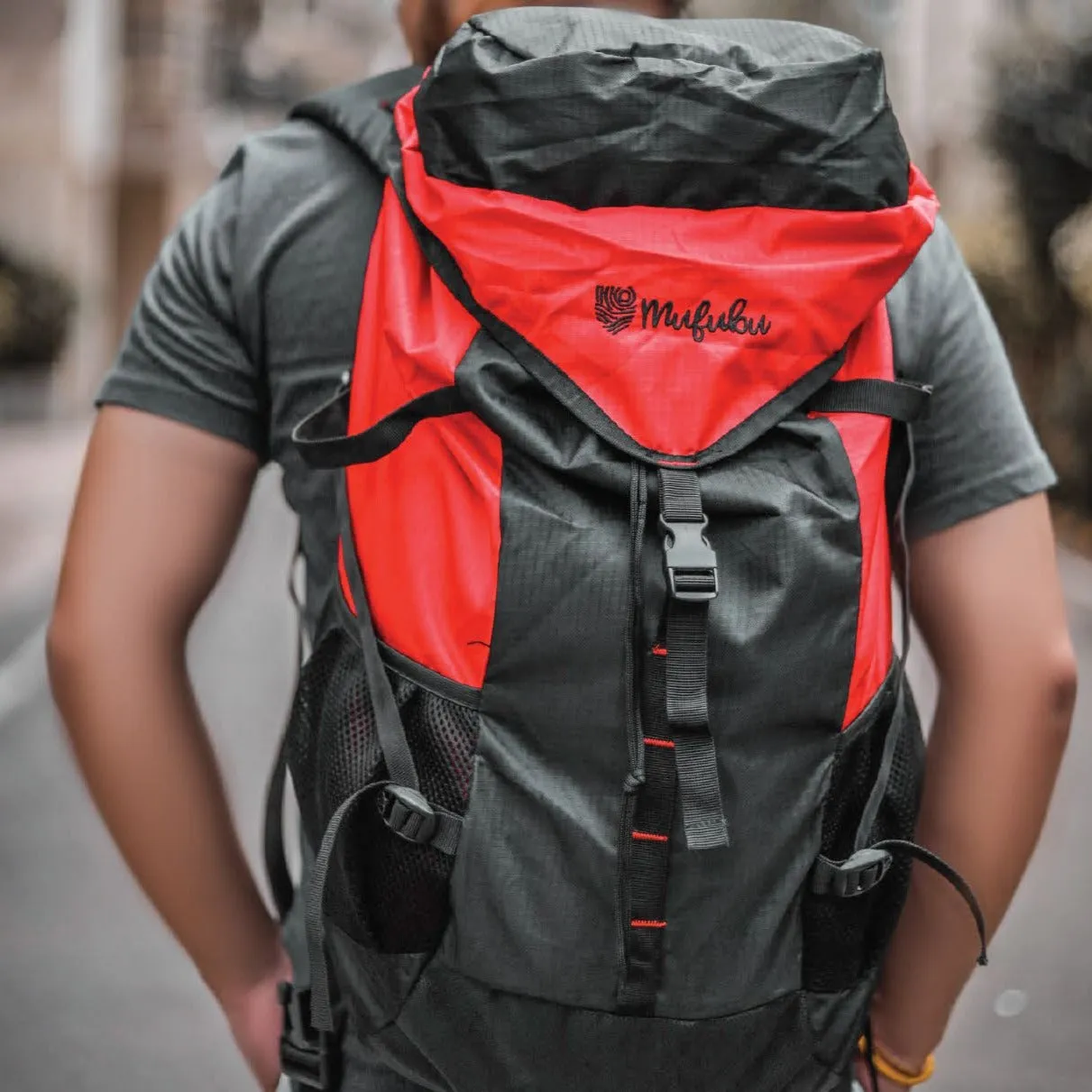 Fearless 60 LTR Rucksack - Tangy Orange & Black