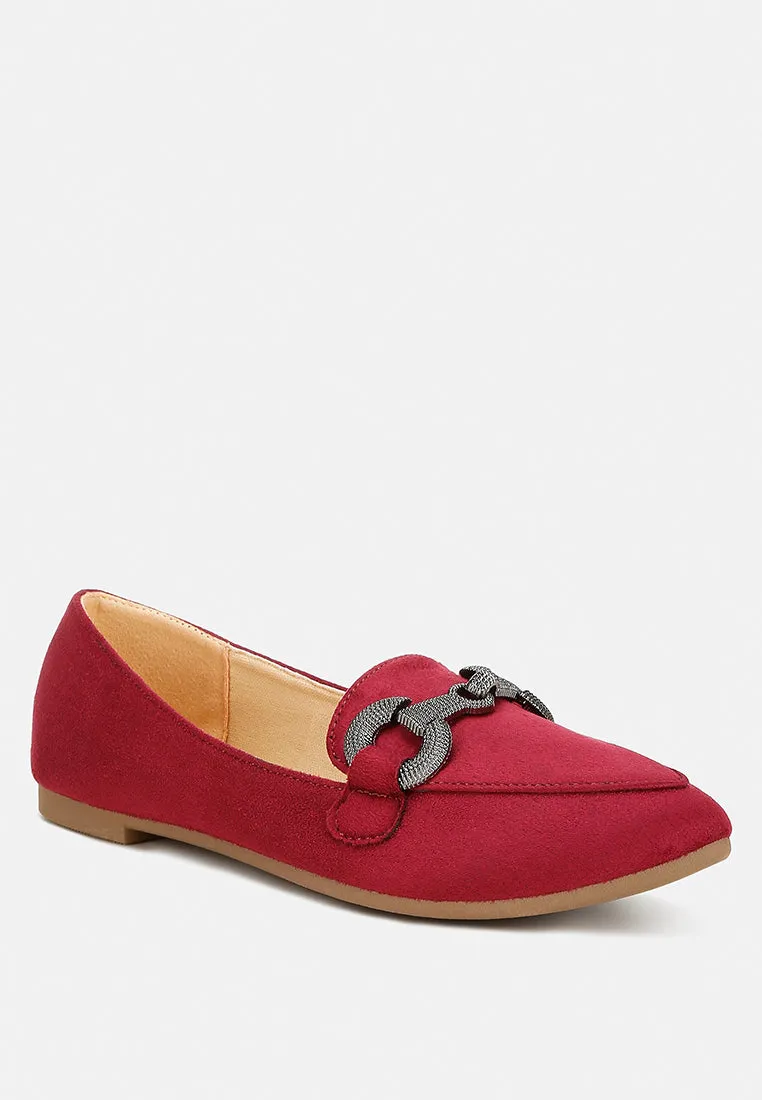 Fembot Horsebit Detail Flexible Loafers