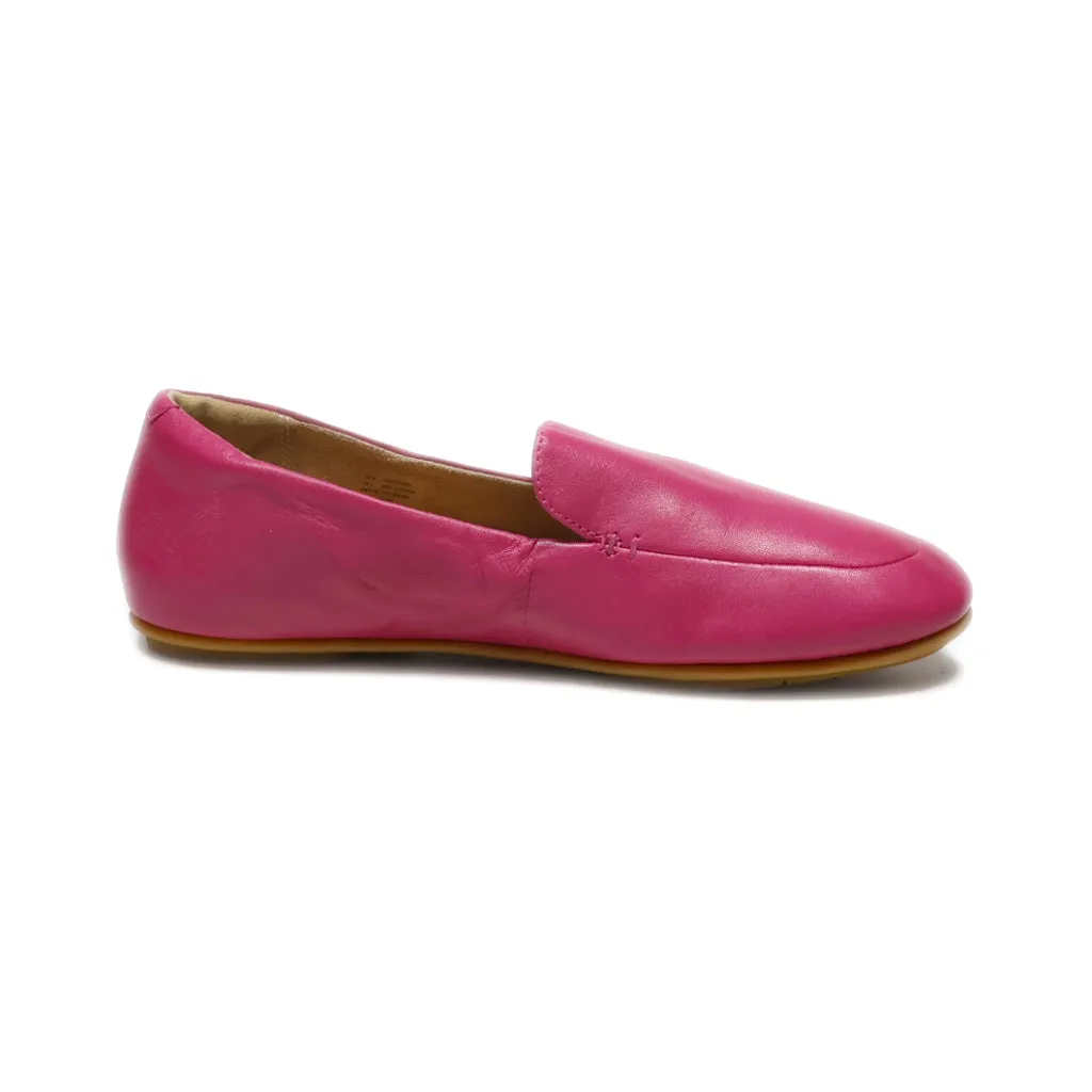 Fitflop Loafers Leather Pink Colour For Women