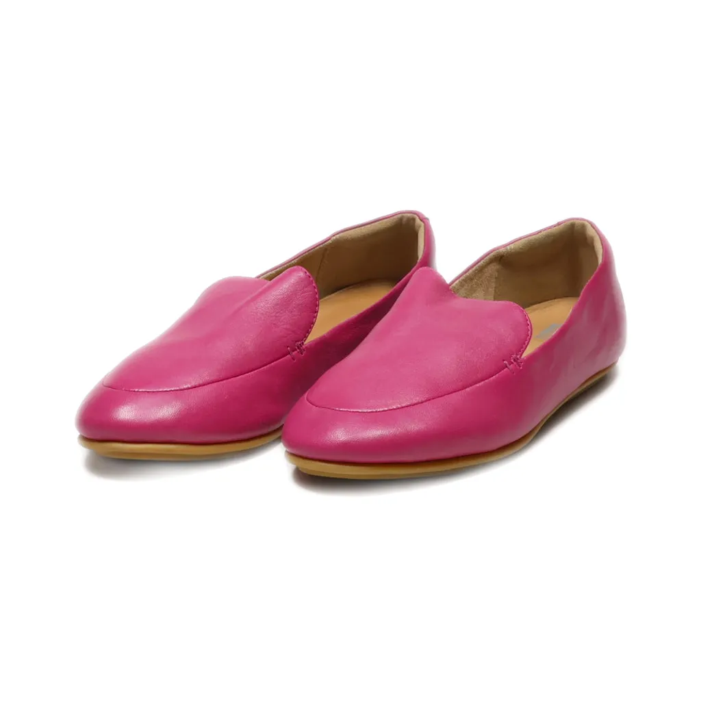 Fitflop Loafers Leather Pink Colour For Women