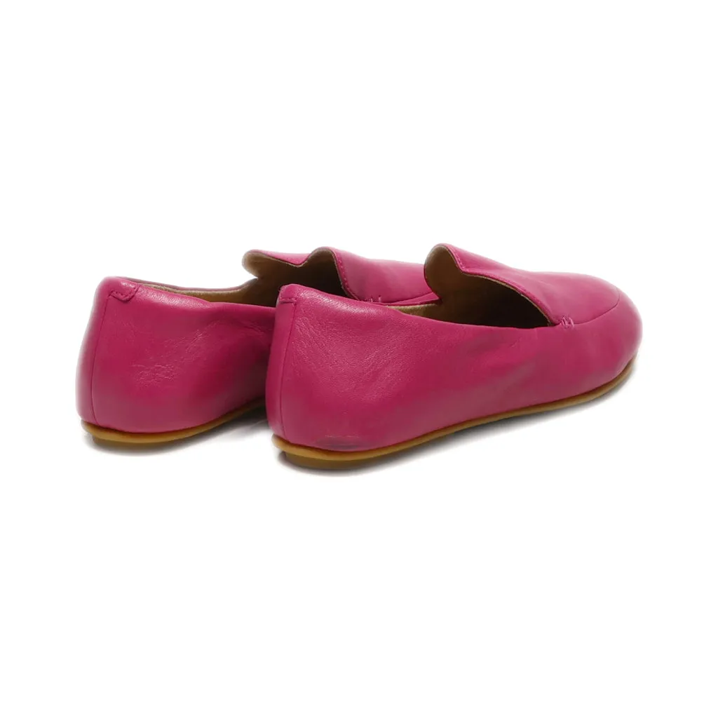 Fitflop Loafers Leather Pink Colour For Women