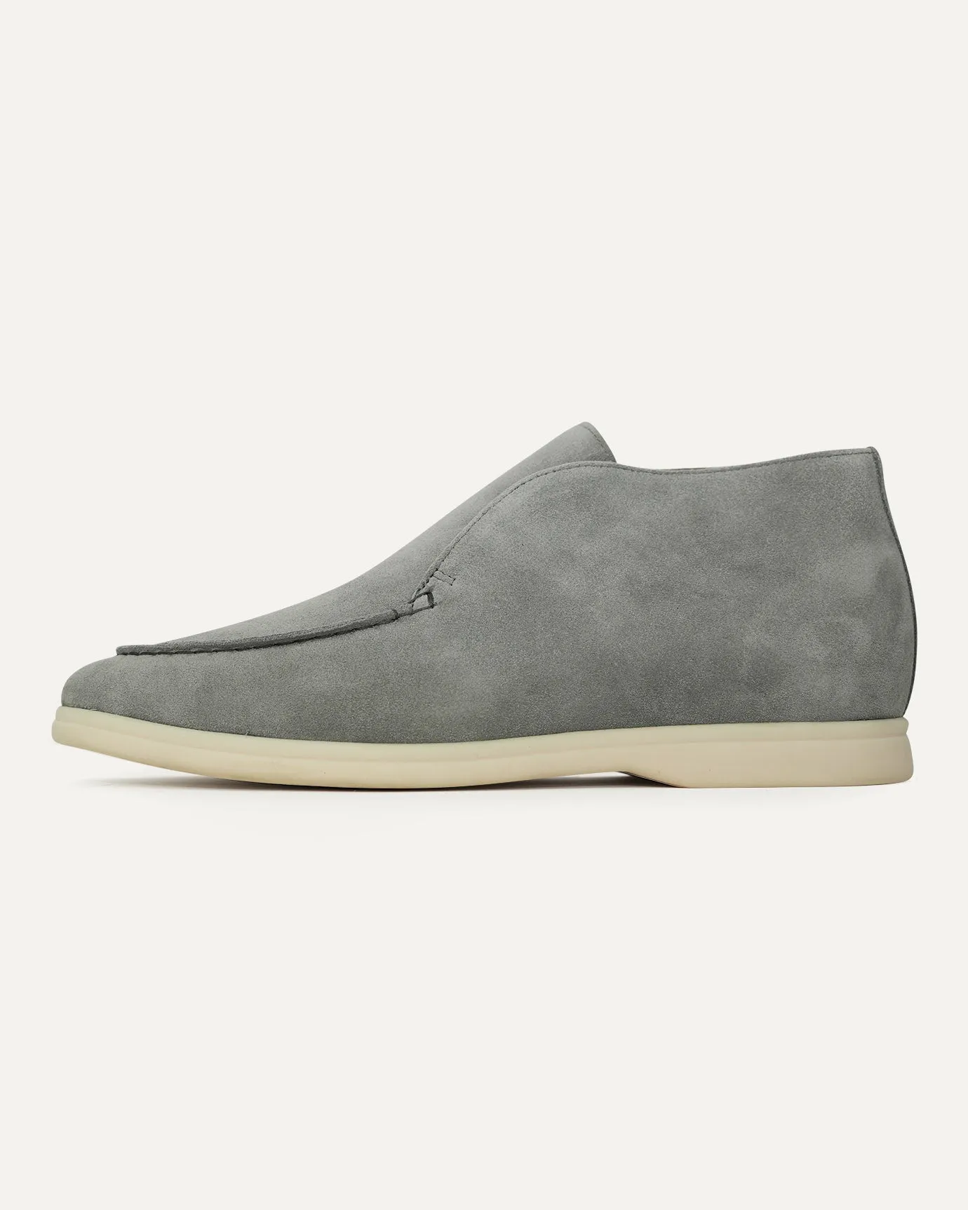 Florence Loafer Leather - Gray