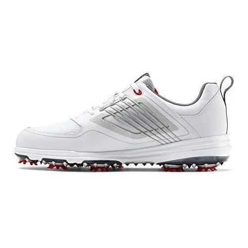 FootJoy Men's Fury Golf Shoes White 10.5 M Red, US