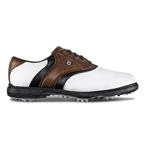 FootJoy Men's Originals Golf Shoes White 10 M Brown, US