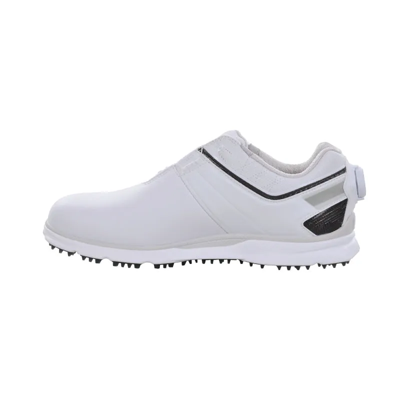 FOOTJOY Pro Carbon BOA Men's Spikeless Shoes (White/Black)