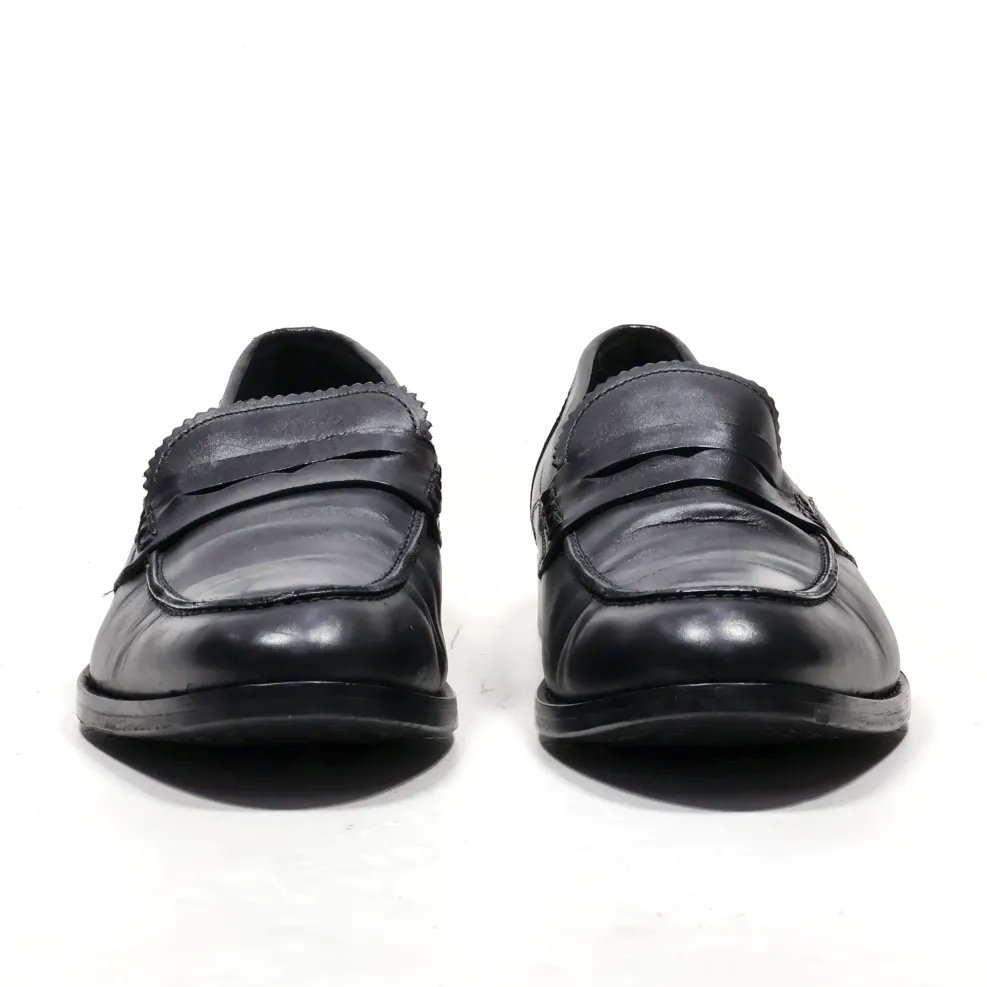 Geox Loafers Leather Black Colour For Men