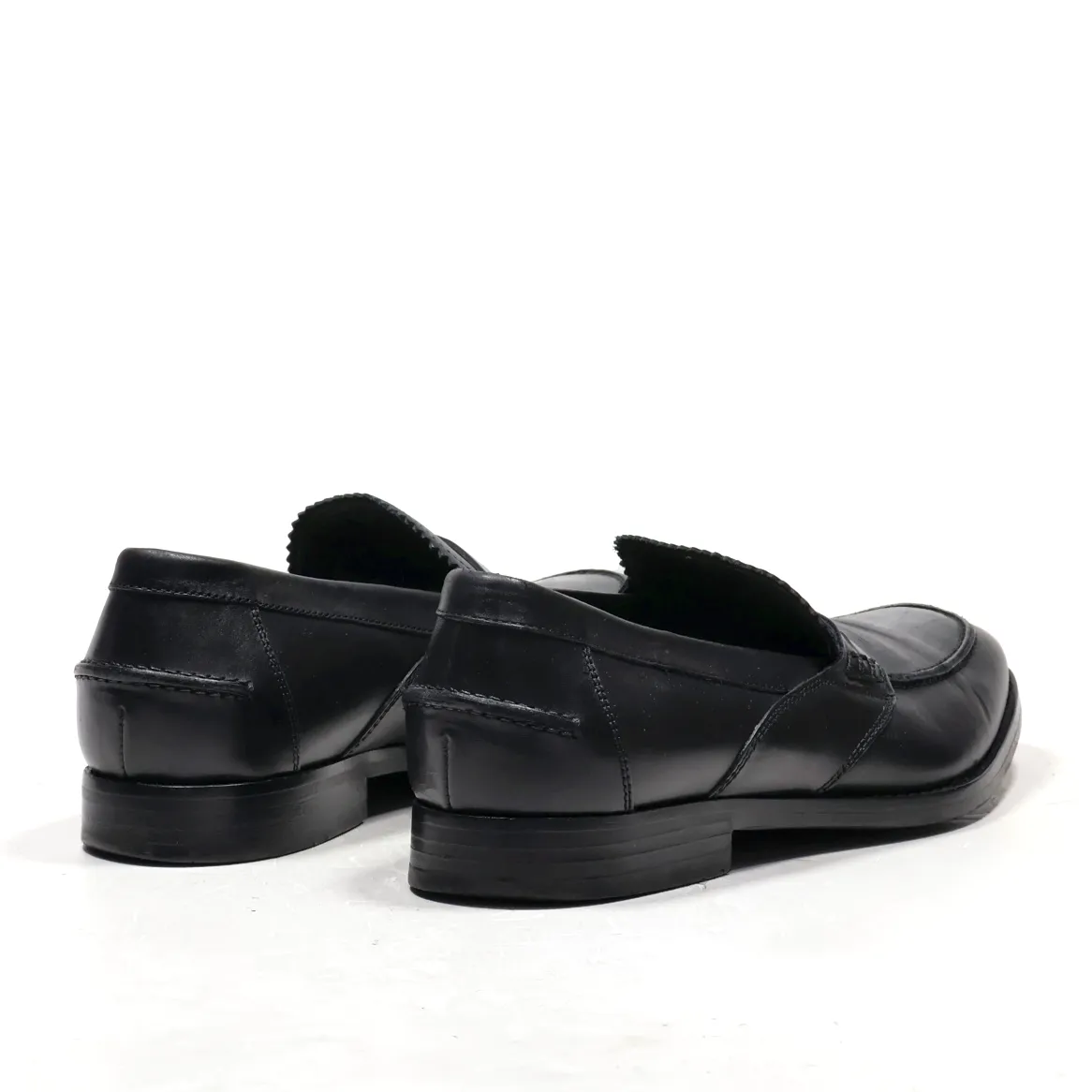 Geox Loafers Leather Black Colour For Men