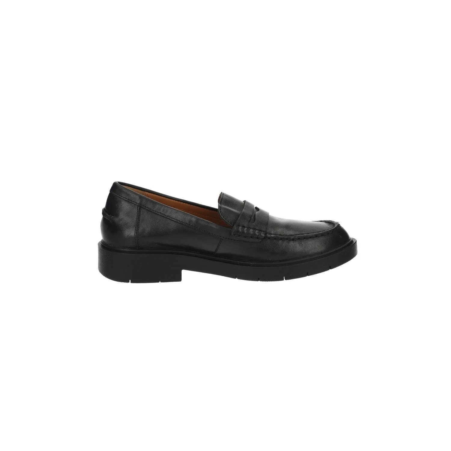 Geox Spherica Ec1 Loafers Leather Black Colour For Women