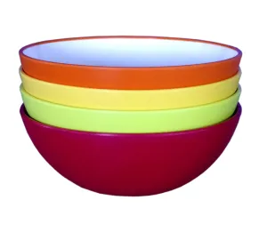 Gimex Camping Müsli Bowl Set - Rainbow - 4pc